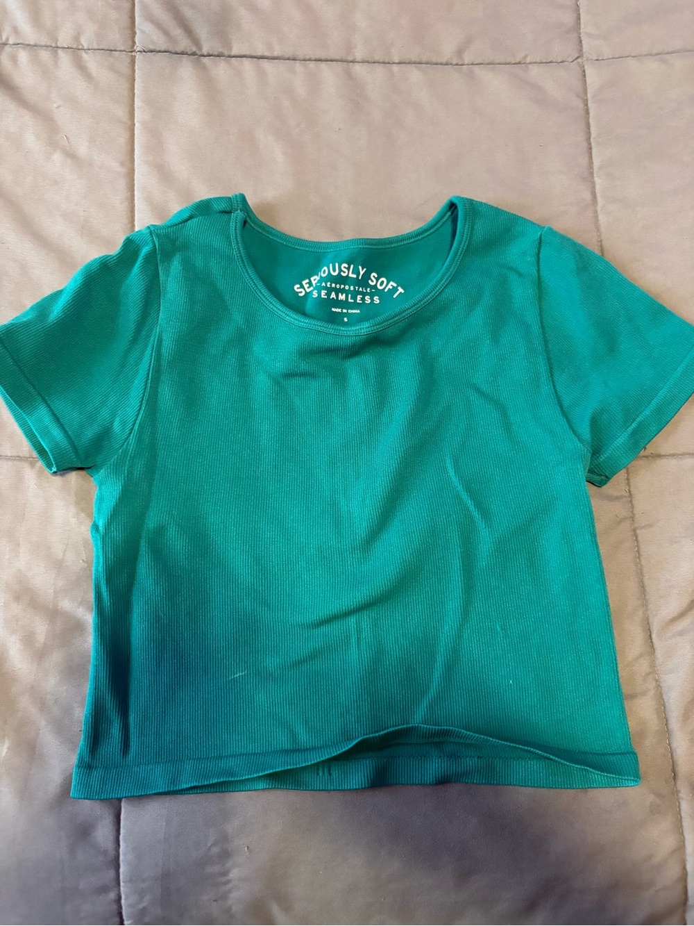 Seamless Teal Short-Sleeve Tee